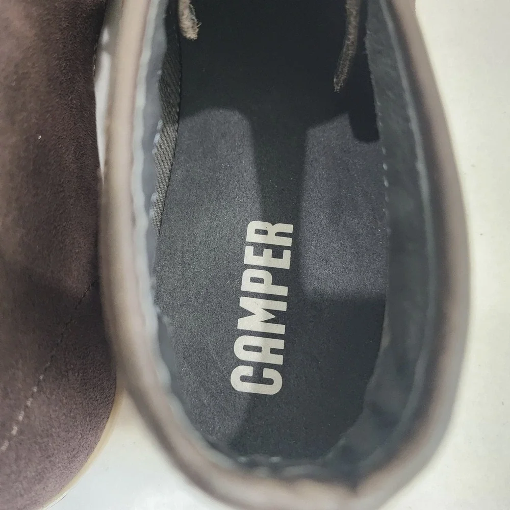 Camper Pursuit K300017-003 Mens 43 Ankle Boots Brown Suede Lace Up Chukka Boots